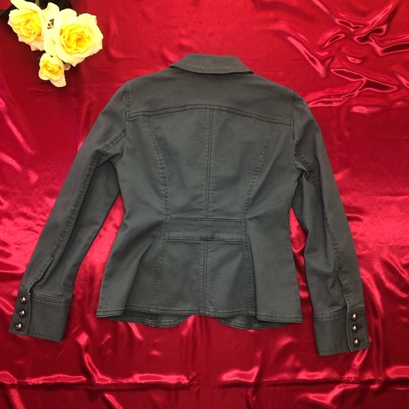⭐️NEW⭐️White House Black Market (WHBM) Military Style Jacket - Picture 7 of 12